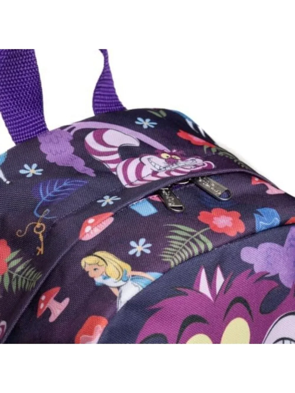 Cheshire Cat Backpack 16” - Cute School Bag with Laptop Sleeve & Pockets for